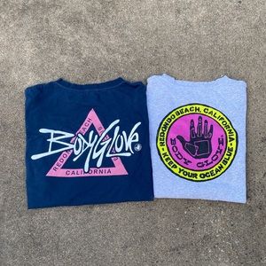 Mens Body Glove Shirt Bundle Both Size Large